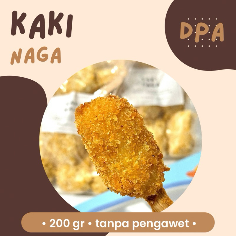 

DPA Kaki Naga Tanpa Pengawet 200 gr