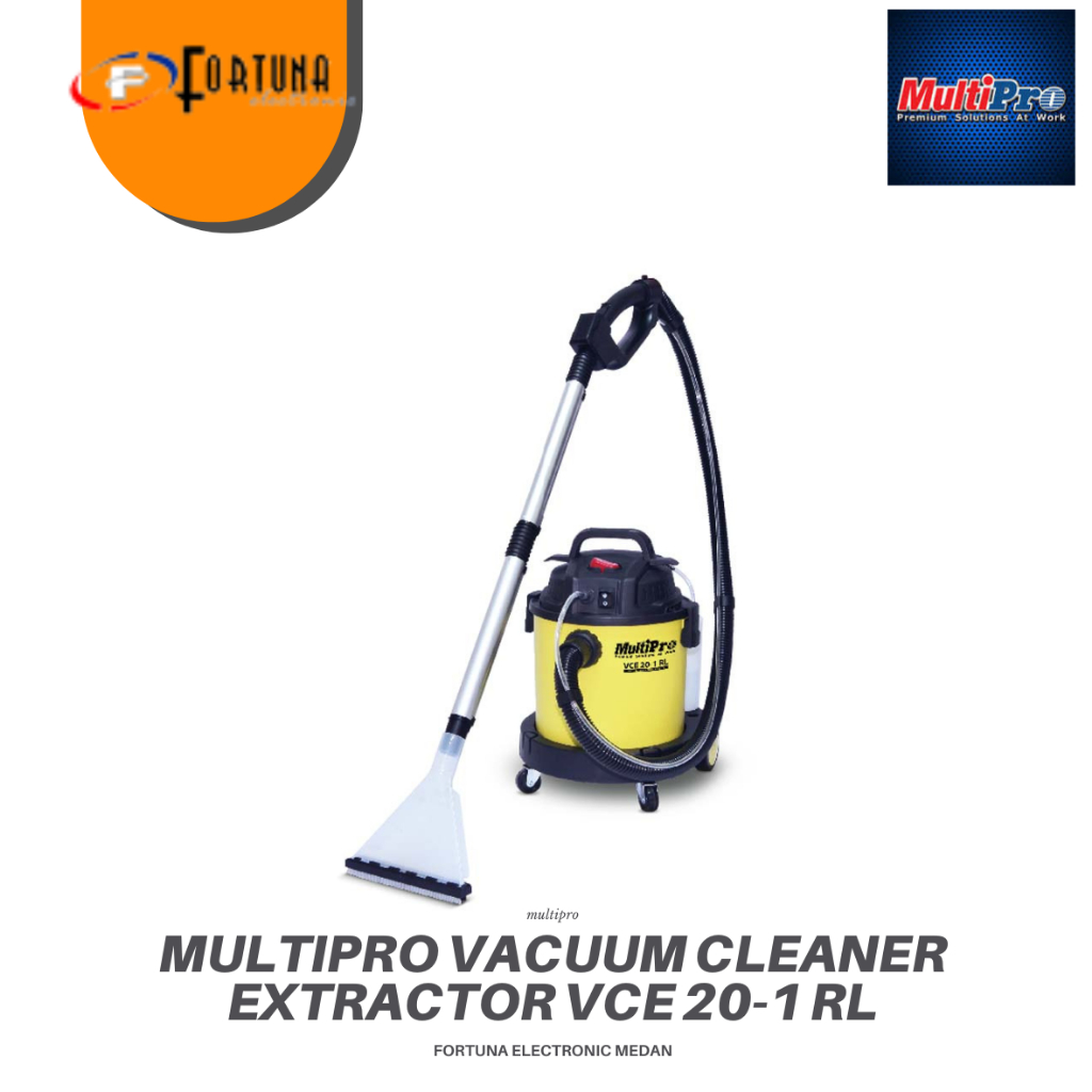 MULTIPRO MESIN  VCE20 1RL  Vacum Cleaner Extractor - Wet & Dry Vacum Cleaner Basah Kering ,Semprot a
