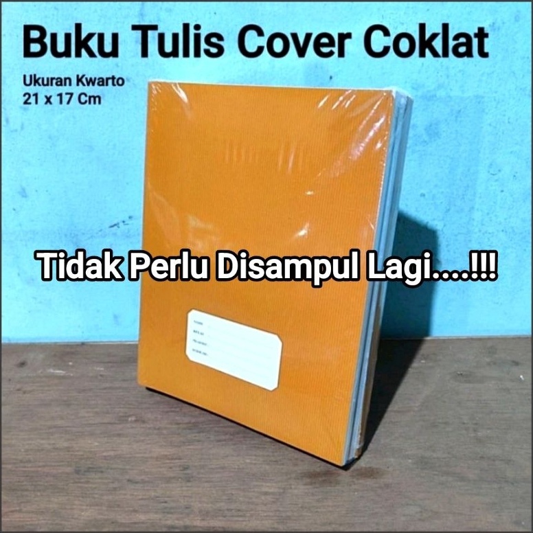 

Ready 1 Pak Buku Tulis 5 Lembar 3858 COVER COKLAT isi 1 Buku Ukuran Kwarto Campus Besar W46