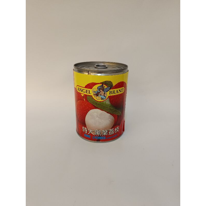

Angel brand Lychee kaleng buah asliiii 565gr