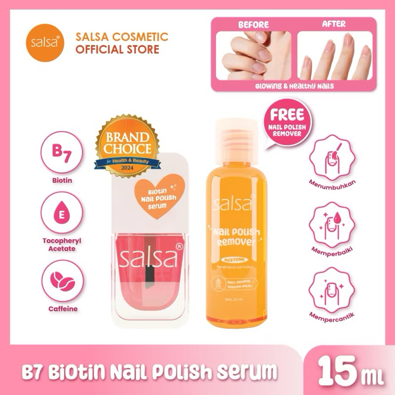 SALSA Biotin Nail Polish Serum / SALSA SERUM KUKU / SALSA NAIL POLISH SERUM