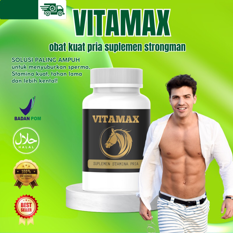 TERBAIK[TERLARIS]Vitamaxx Asli isi 30 Kapsul Vitamale Suplemen Stamina Pria Tangguh -Suplemen Keseha