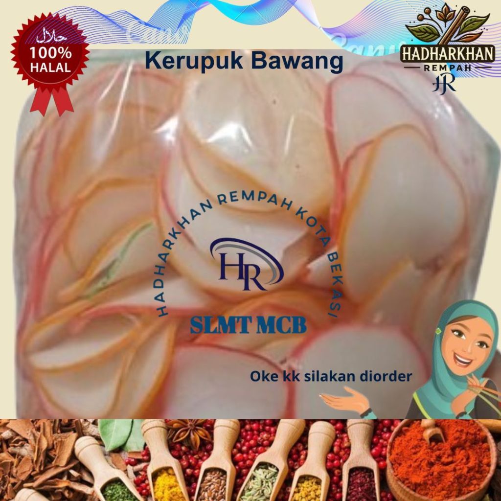 

Kerupuk Bawang warna warni/kerupuk sablak 100 gr