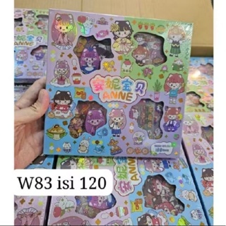 

Stiker Karakter Sticker Anak Anne Rainbow 4 Warna Isi 100 lembar/Pcs Per box