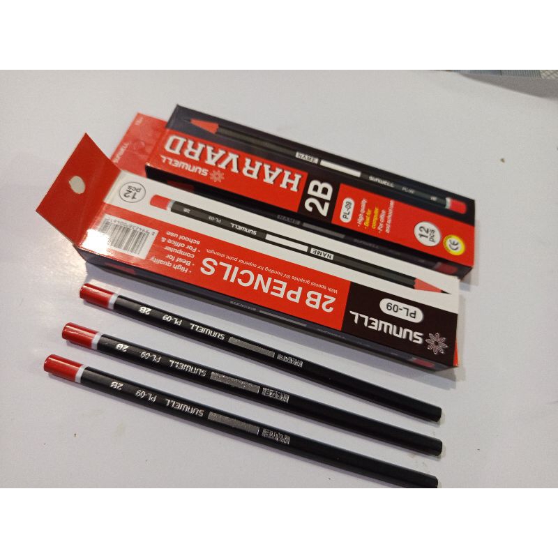 

(1 pak isi 12 pcs) PENSIL 2B HARVARD PL-09