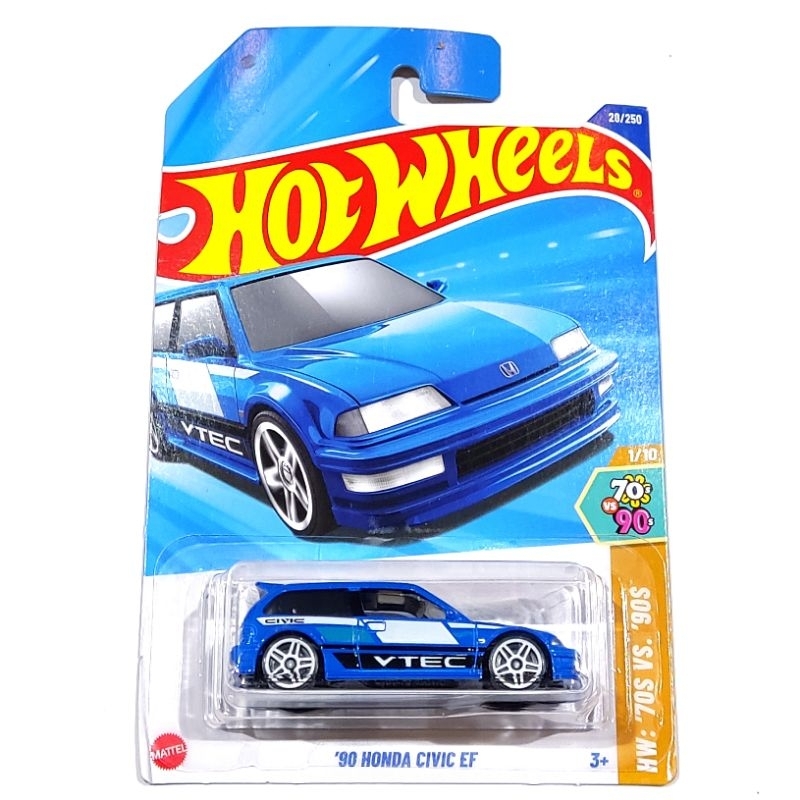 Hot Wheels Honda Civic EF Biru - A2025