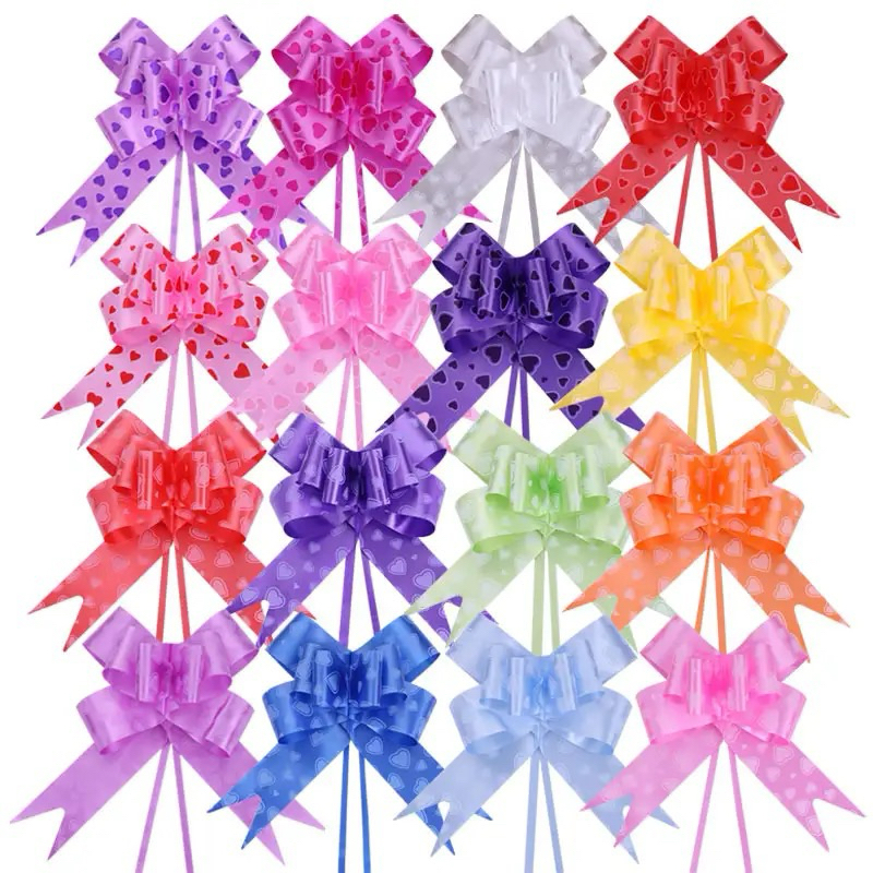 

Pita Serut Pita Tarik Hiasan Souvenir Parcel Kado 1 Bungkus isi 10 pcs - Alesha Beads DIY