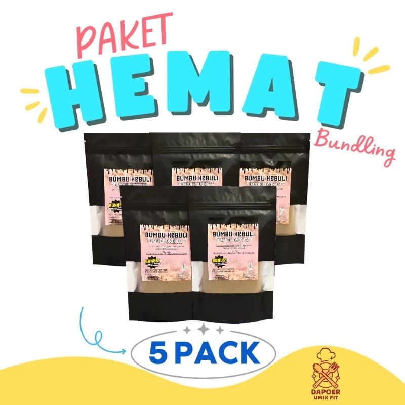 

PAKET HEMAT 5 PACK BUMBU INSTAN DAPOER UMIK FIT
