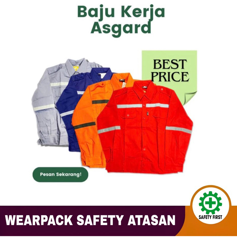 Wearpack Atasan Safety Kerja Proyek / Seragam Kerja Proyek