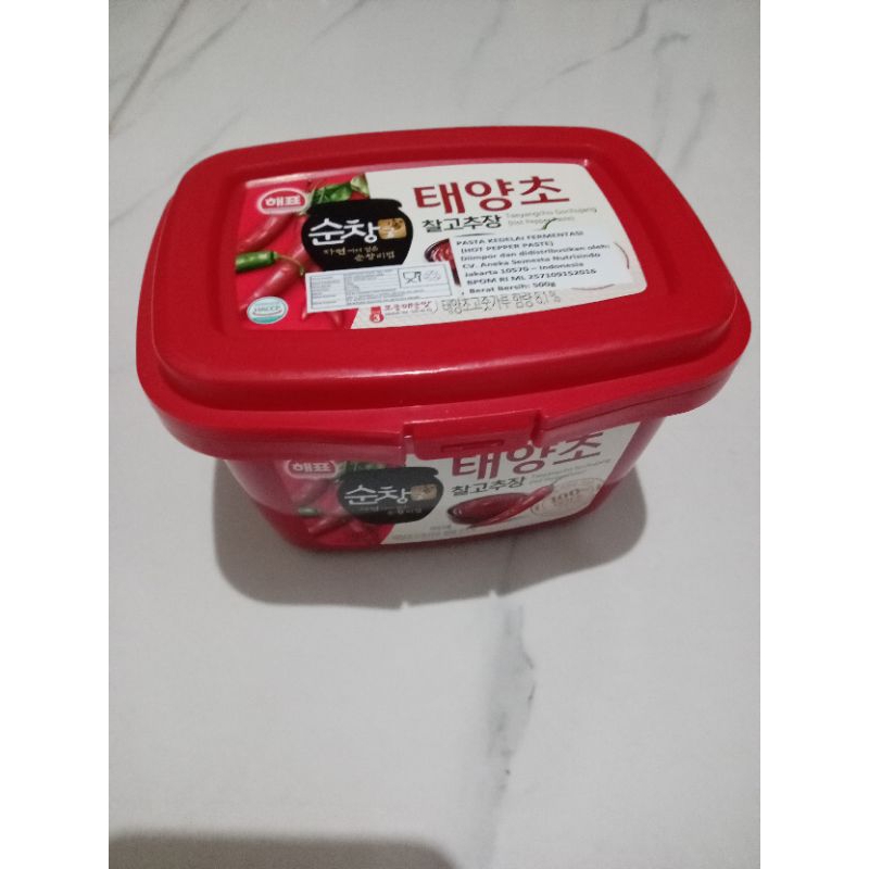 

Gochujang / Sambal Pasta Korea / Hot Pepper Paste Sajo 500 GR Import