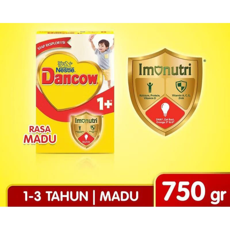 

Nestle Dancow 1+ Susu Pertumbuhan Rasa Madu | Vanila 1 - 3 Tahun Box 750g