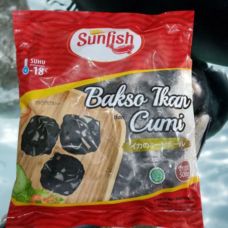 

Sunfish Ikan Olahan Bentuk Ekor Udang 500gr/ Bakso udang Frozen ikan