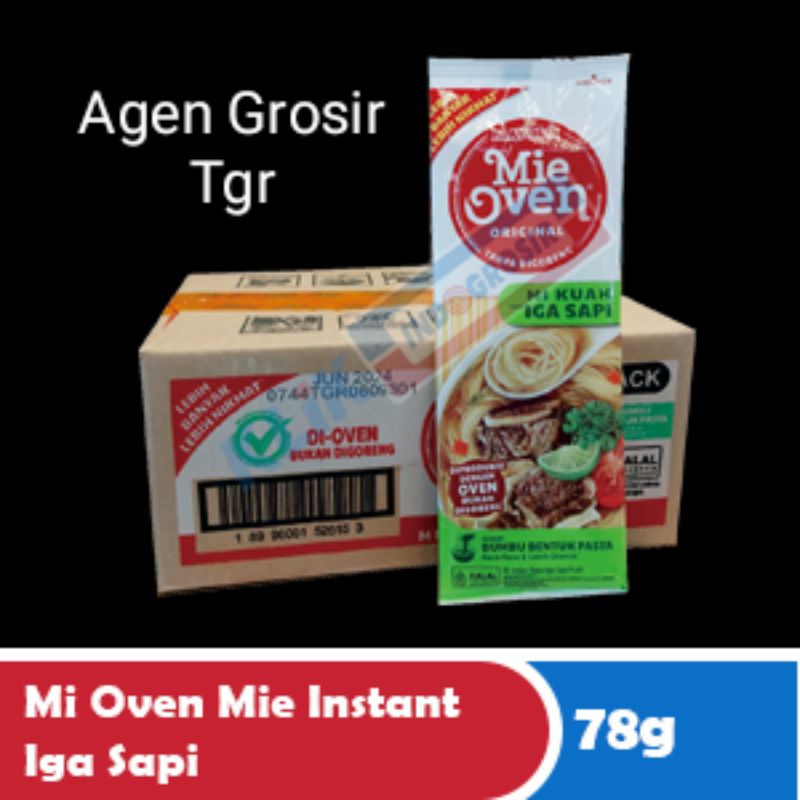 

Mi Oven Mie Instant Iga Sapi 78g 1 dus