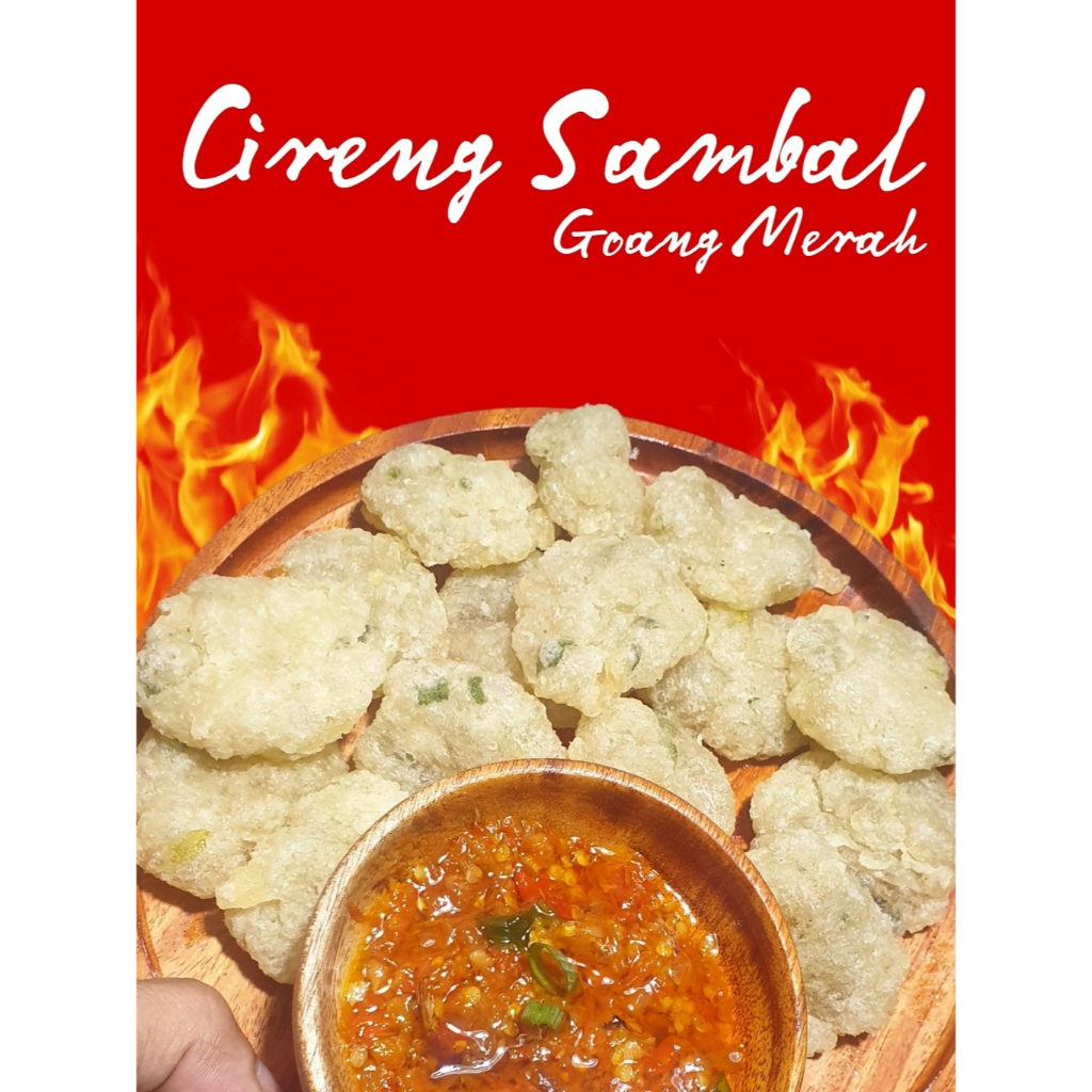 

Cireng Sambal Goang Merah - Isi Cireng 15pcs/Pack