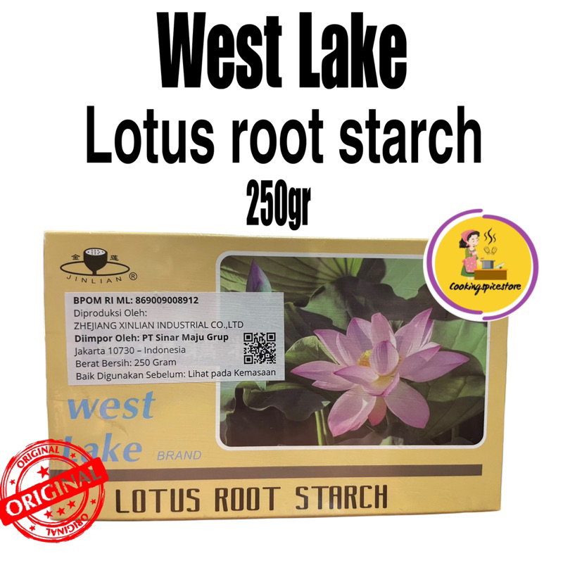 

West Lake Lotus root starch / Minuman serbuk pati akar teratai / serbuk teratai 250g