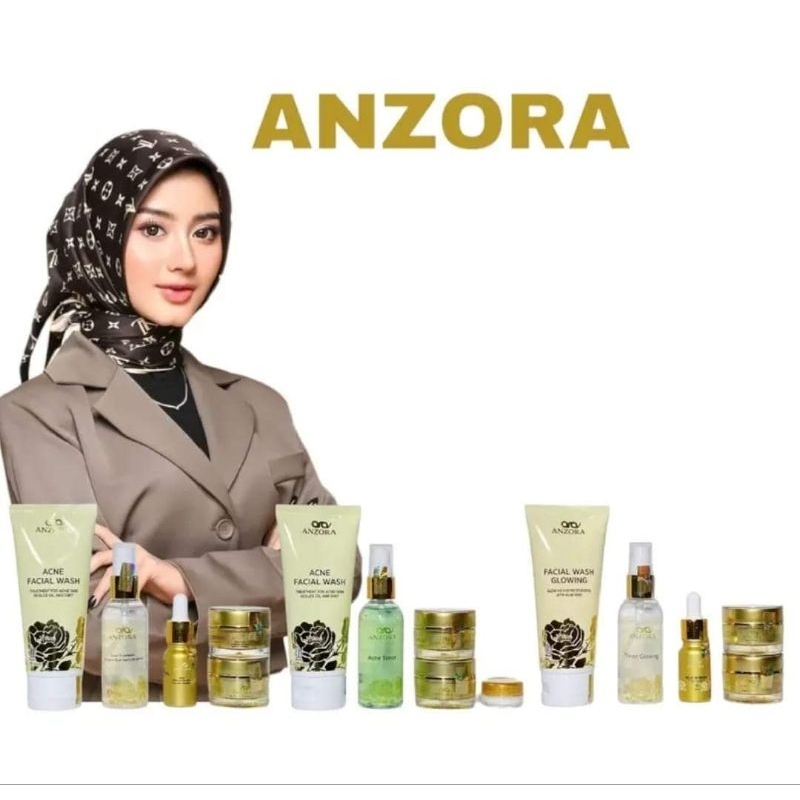 Anzora paket glow bpom