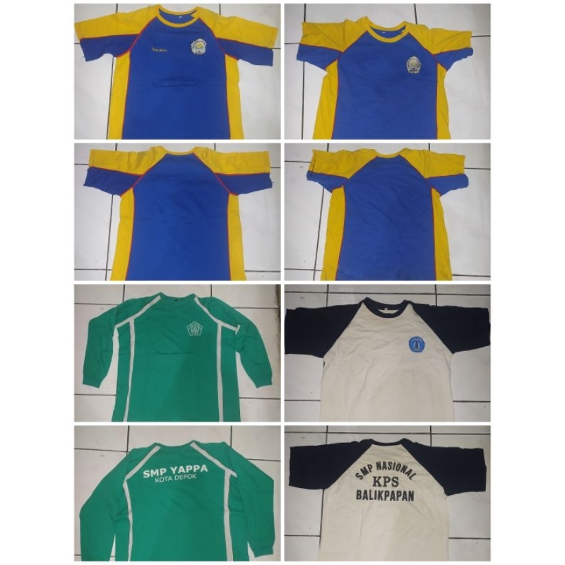 seragam olahraga SMP preloved