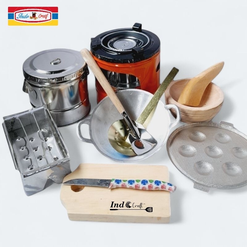 Mainan edukasi anak masak masakan set mainan mini masak masakan anak