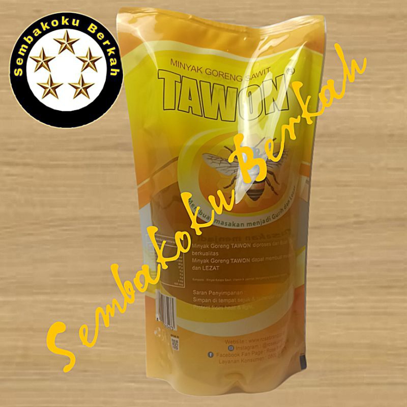

Minyak Goreng Tawon 1 Liter, 1 DUS Isi 12 PCS (GRATIS ONGKIR INSTANT)