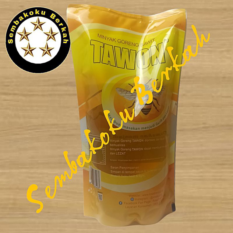 Minyak Goreng Tawon 1 Liter, 1 DUS Isi 12 PCS (GRATIS ONGKIR INSTANT)