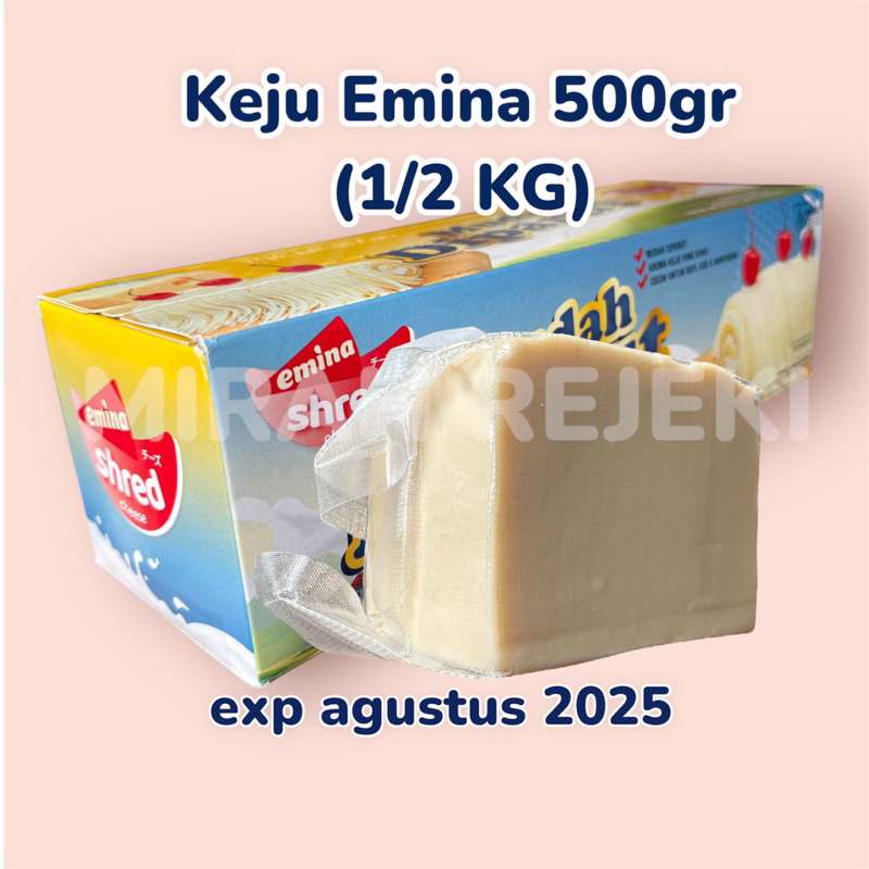 

Keju Cheddar Emina kemasan vacum 500gr termurah!!!