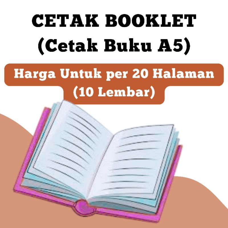 

CETAK BOOKLET (Buku) A5 - Harga per 20 Halaman