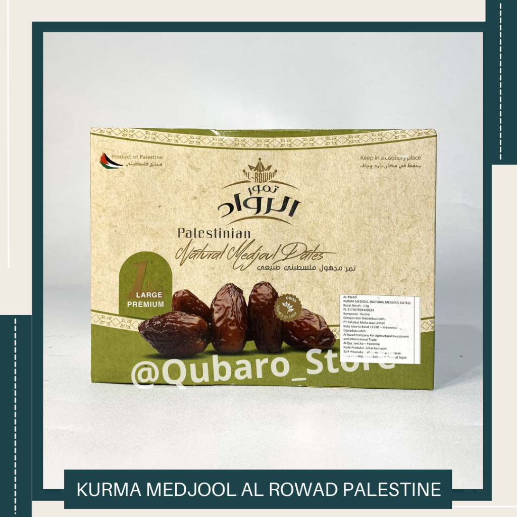 

Kurma Al Rowad Medjool Palestina 1KG // Mdejool Dates Large