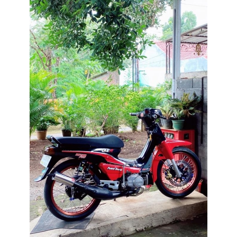 Knalpot Sirip Yamaha Alfa Footstep FizR Prepet-Prepet
