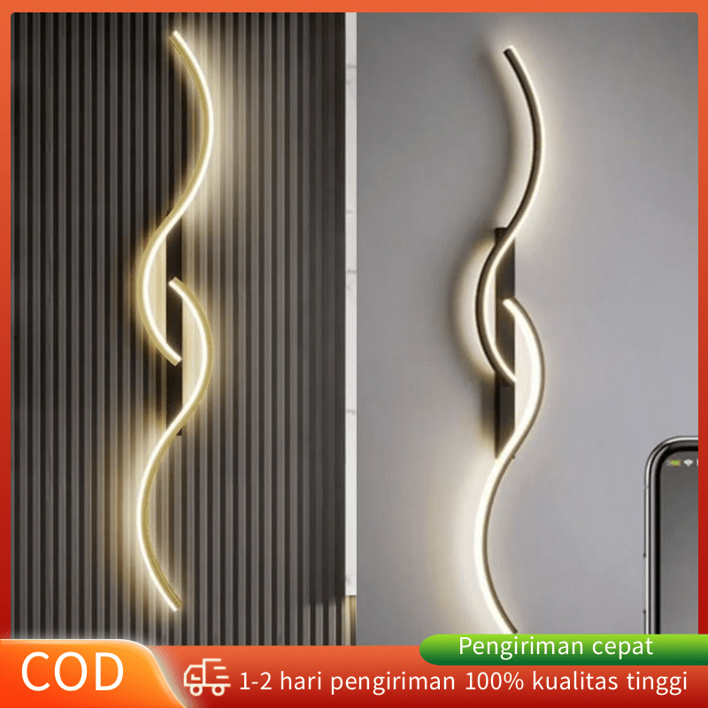 【Halo】Lampu Dinding Minimalis Kamar Aesthetic Samping Tempat Tidur Led Hias Ruang Tamu Untuk Ruang T