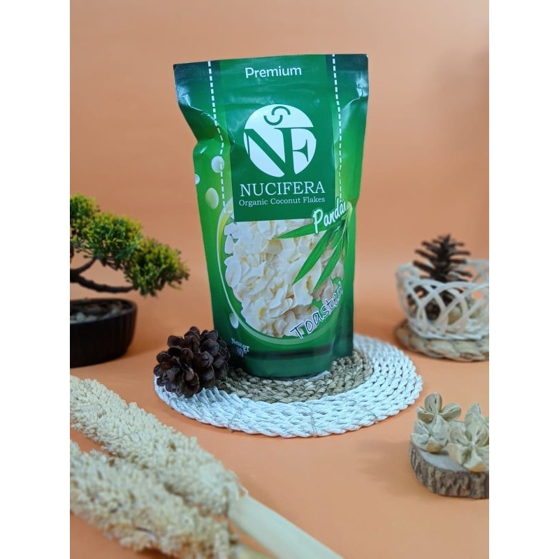 

Nucifera Coconut Flakes Pandan 80gr | Kelapa Serut Kering