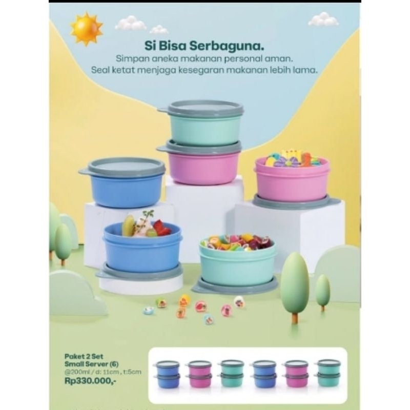 small server 200ml hrg satuan
