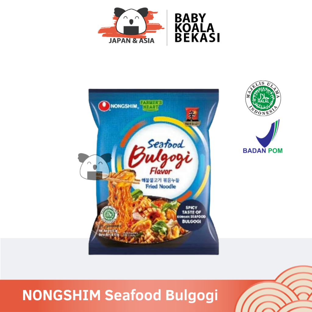 

NONGSHIM Bulgogi Korea Fried Noodle 105 g Halal | Beef Seafood-- Bekasi