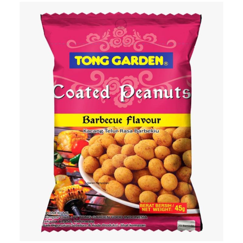 

Tong Garden Coated Kacang Telur Rasa Barbekiu 45 g