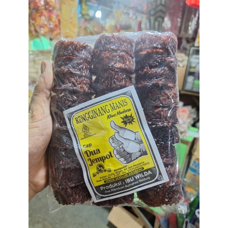 

RENGGINANG MANIS/KETAN HITAM ASLI ORIGINAL KHAS MADURA(27pcs)