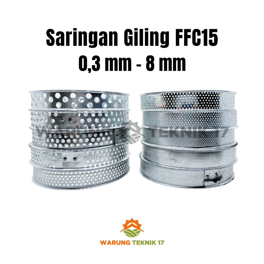 Saringan Giling Penepung Diskmill FFC15 Ukuran 0,3 mm - 8 mm Giling Kopi Beras Jagung FFC 15