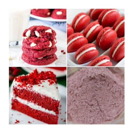 

Pure Red Velvet Powder Merah Import Murni Premium 50 gr