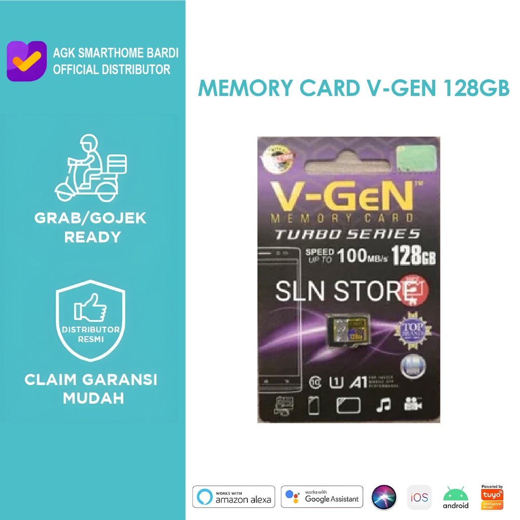 Memory Card V-Gen 128GB - Memory Card 128GB - Memory Card CCTV Bardi