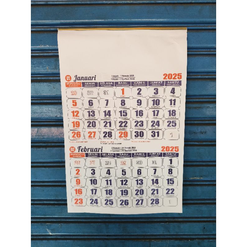 

kalender Dwi bulan 2025