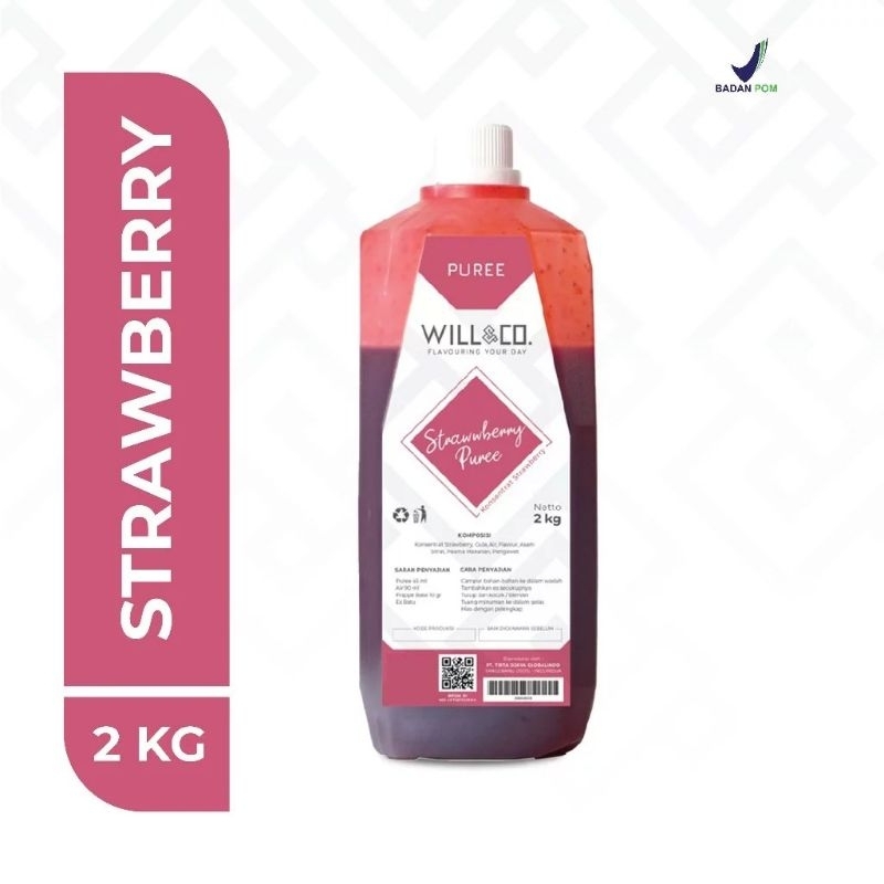 

Will&co Puree Strawberry 2kg Will&Co.//Will&Co Puree Strawberry 2kg