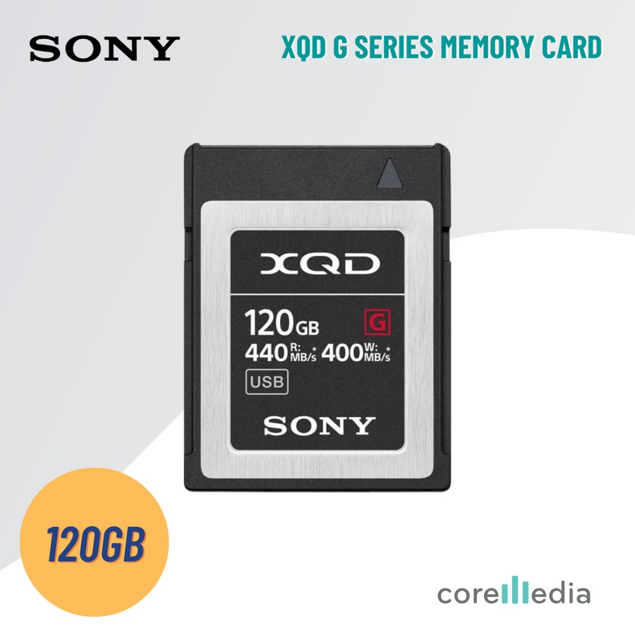 Sony 120GB XQD G Series Memory Card