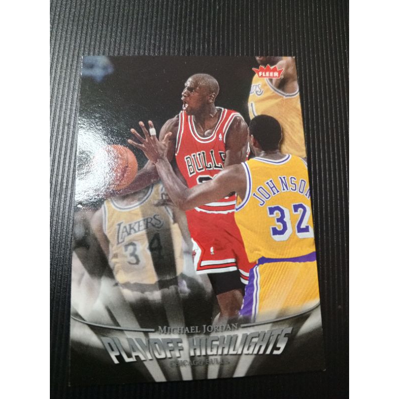 kartu basket Michael Jordan playoff highlights #16 kartu basket Michael Jordan