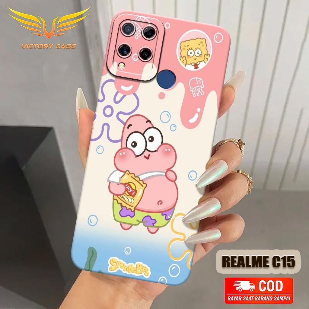 New Kartun Case - Softcase Realme C15 Terbaru - Case Hp Realme C15 - Casing Realme C15 - Case Lentur