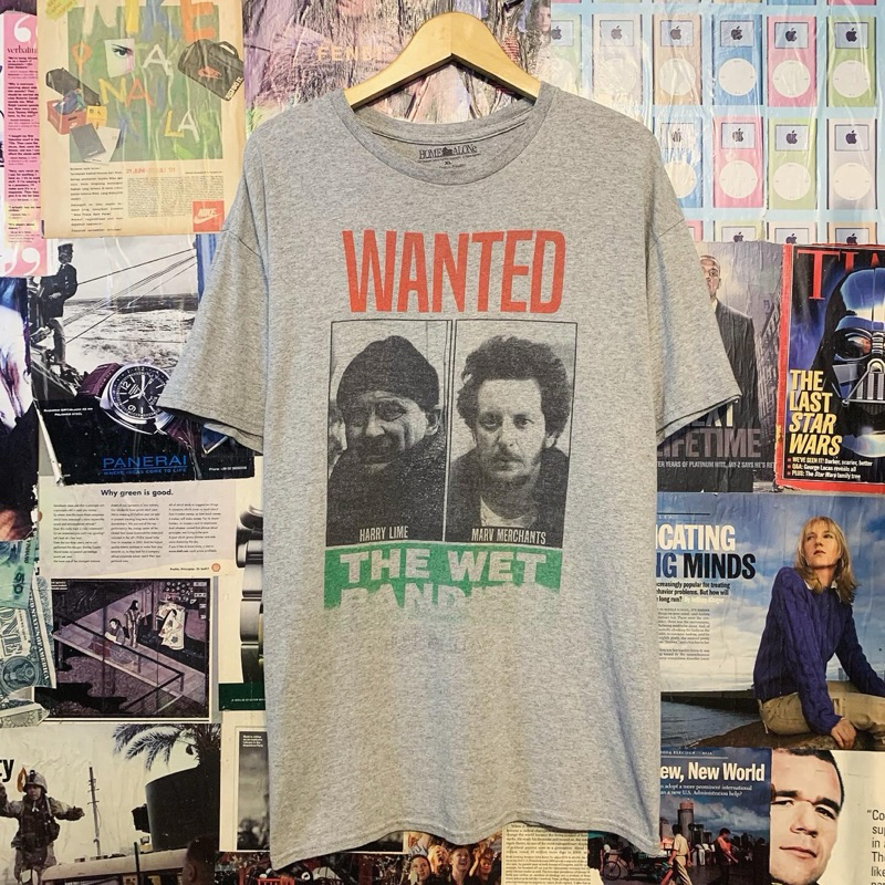 Tshirt/Kaos Vintage Original Official Movie Home Alone The Wet Bandit Harry & Marv Second