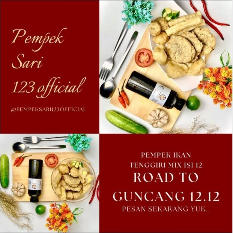 

Pempek Sari pempek mix ikan tenggiri