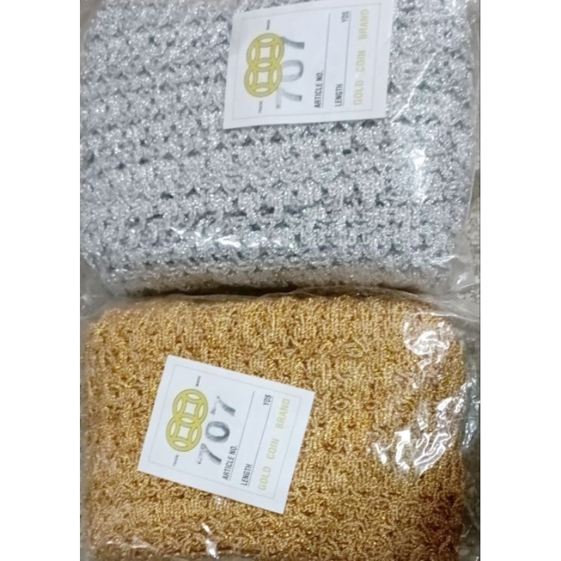 renda mahkota gold silver gold coin 707