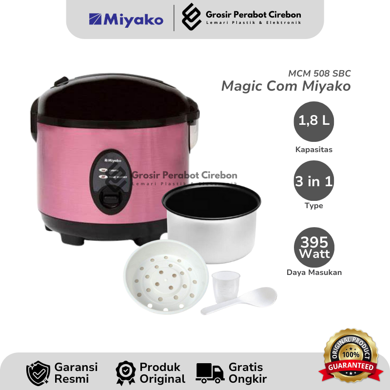 MIYAKO MAGIC COM MCM-508SBC / MCM 508 SBC MAGIC COM MIYAKO 3 IN 1