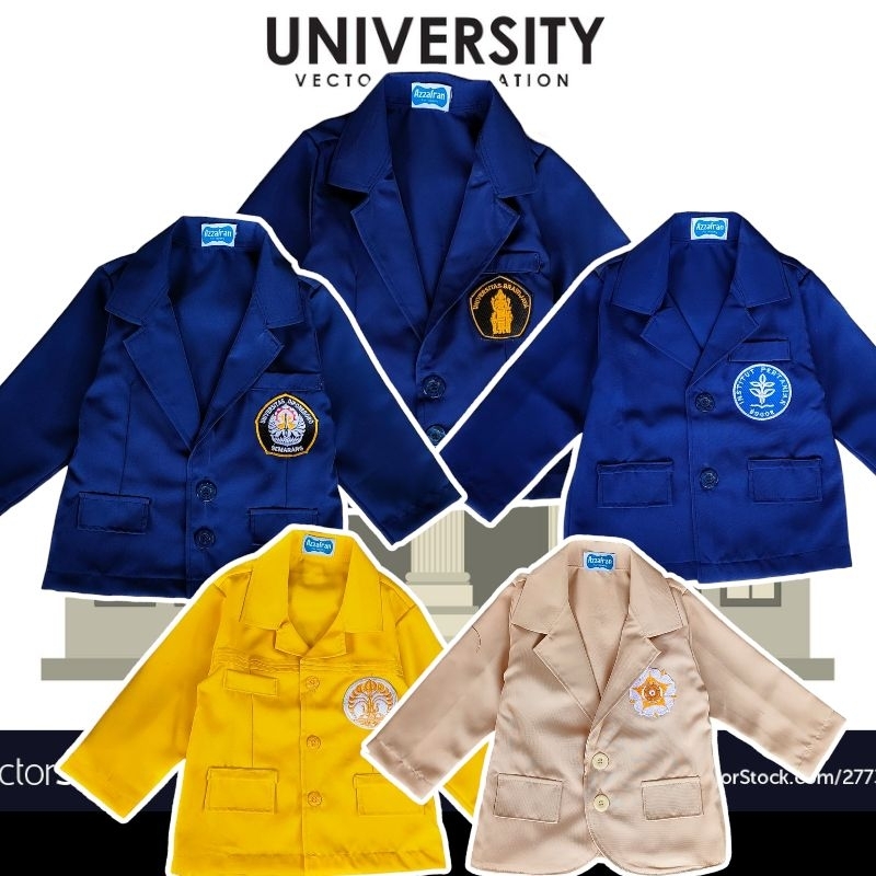 Jas Almamater Anak/ Jas Kuliah / Jas Profesi Anak / Jas Bayi /Jas Anak / Jas Kampus / Jas Kampus Ana