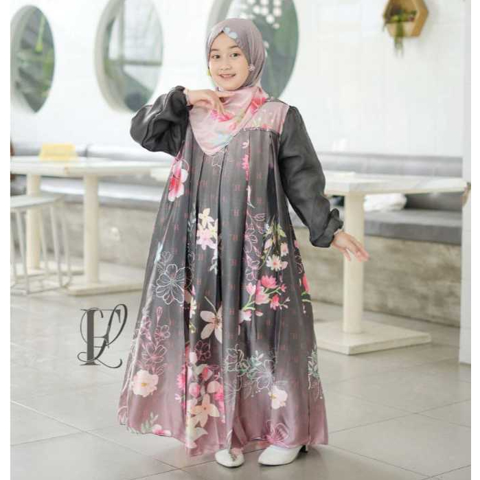 Arsyila Dress // Gamis Anak Perempuan Premium // Gamis Anak Armani Silk Import // Gamis Anak Perempu