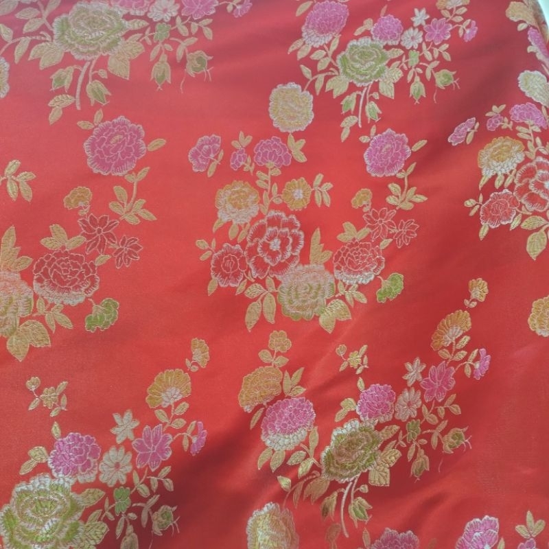 bahan kain cheongsam/kain cheongsam mewah