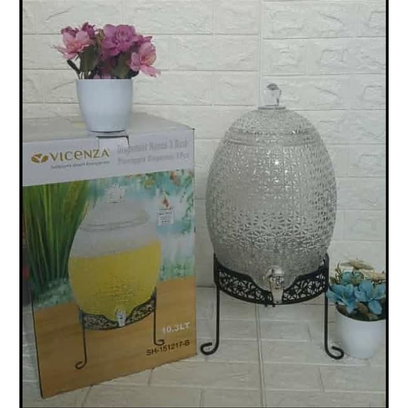 DISPENSER NANAS VICENZA 10,3LITER/DISPENSER AIR NANAS/ DISPENSER  HYGIENIC WATER TANK EDISI NANAS